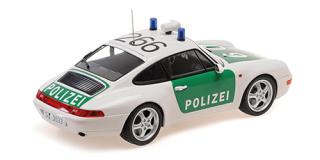 PORSCHE 911 (993) - 1993 - POLIZEI Minichamps 1:18 Metallmodell, Türen, Motorhaube... nicht zu öffnen